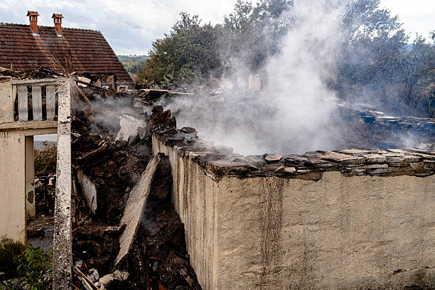 Professional Fire Damage Removal technician working in Palmyra, NJ